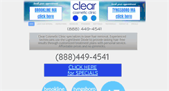 Desktop Screenshot of clearyourhair.com